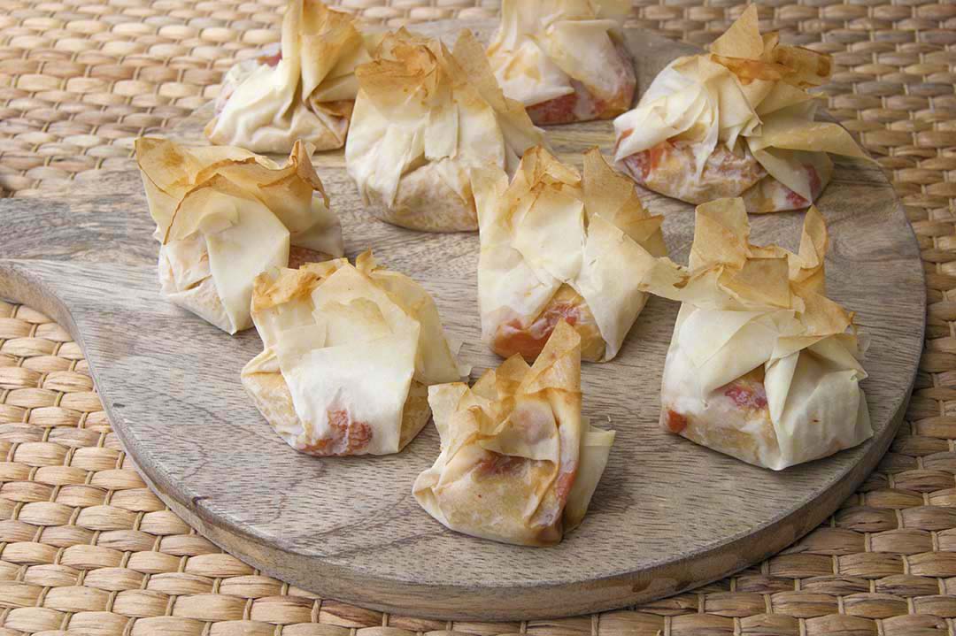 saquitos de pasta filo / filo pastry