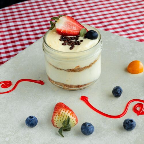 mousse de yogur