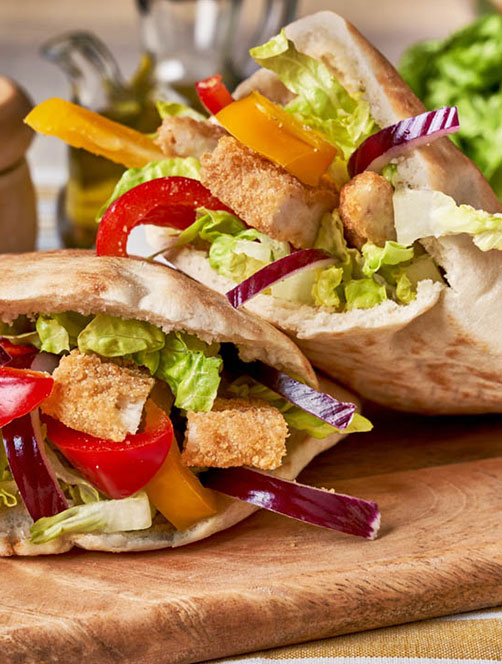 pita de pollo / chicken pita